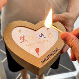 New flame greeting card custom surprise box creative three-dimensional gift box high-value burning envelope material package