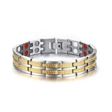 Tourmaline Titanium  Health  Steel Magnetic Therapy Energy Bracelet