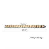 Tourmaline Titanium  Health  Steel Magnetic Therapy Energy Bracelet